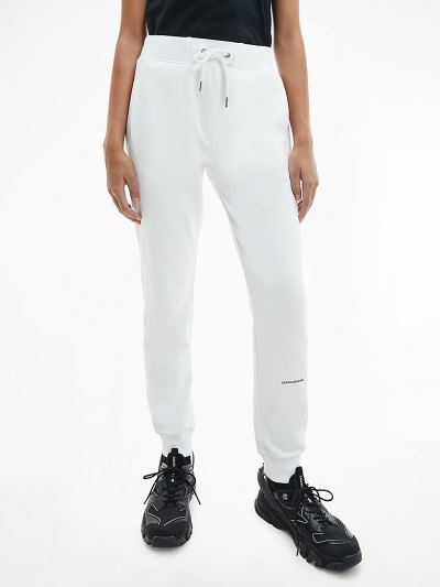 Calvin Klein Ruhák HU512125 | Calvin Klein Organic Cotton Női Jogger Világos Fehér